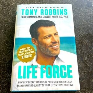Tony Robins Life force hardcover book. New